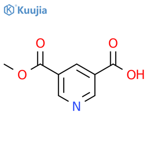 5-methoxycarbonylpyridine-3-carboxylic acid structure