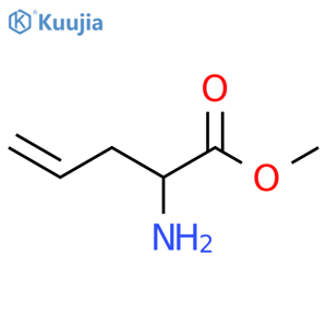 4-Pentenoic acid, 2-amino-, methyl ester, (2S)- structure