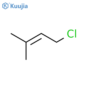 1-chloro-3-methylbut-2-ene structure