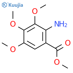 Methyl 2-amino-3,4,5-trimethoxybenzoate structure