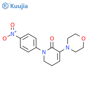 5-morpholino-1-(4-nitrophenyl)-2,3-dihydropyridin-6-one structure