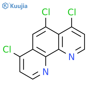 1,10-Phenanthroline, 4,5,7-trichloro- structure