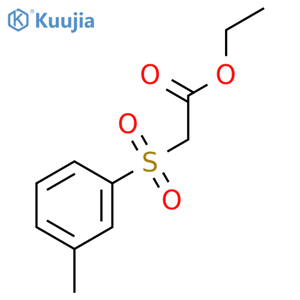 2-[(3-Methylphenyl)sulfonyl]acetic acid ethyl ester structure