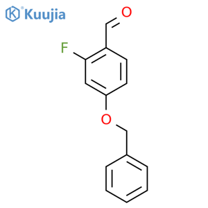 4-(Benzyloxy)-2-fluorobenzaldehyde structure