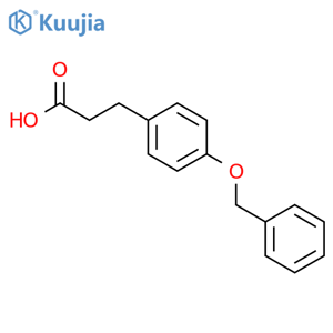 3-4-(benzyloxy)phenylpropanoic acid structure