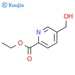 Ethyl 5-(hydroxymethyl)picolinate structure