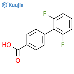 4-(2,6-Difluorophenyl)benzoic acid structure