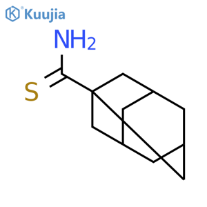 adamantane-1-carbothioamide structure