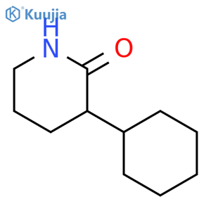 3-cyclohexylpiperidin-2-one structure