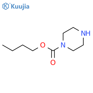 Butyl piperazine-1-carboxylate structure