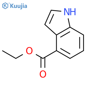 Ethyl indole-4-carboxylate structure