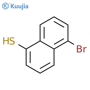 1-Naphthalenethiol, 5-bromo- structure