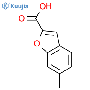 6-methyl-1-benzofuran-2-carboxylic acid structure