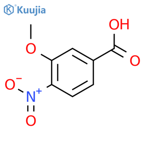 3-Methoxy-4-nitrobenzoic acid structure