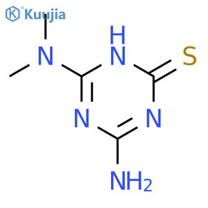 1,3,5-Triazine-2(1H)-thione, 4-amino-6-(dimethylamino)- structure