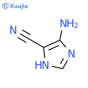 4(5)-Amino-1H-imidazole-5(4)-carbonitrile structure