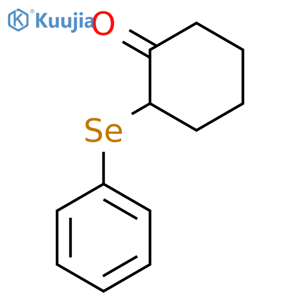 Cyclohexanone, 2-(phenylseleno)- structure