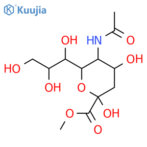 N-Acetylneuraminic acid methyl ester structure