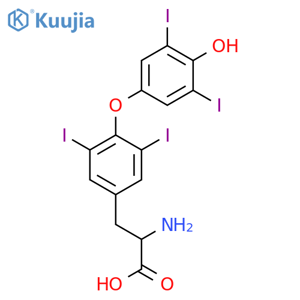 D-Thyroxine structure