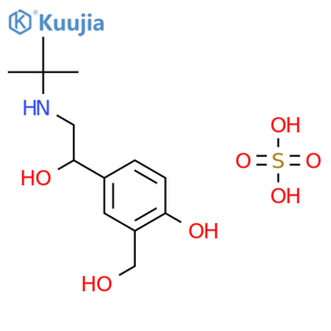 Salbutamol hemisulfate structure