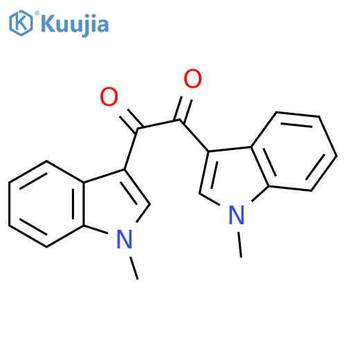 Ethanedione, bis(1-methyl-1H-indol-3-yl)- structure