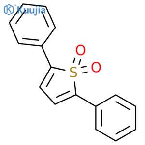 Thiophene, 2,5-diphenyl-, 1,1-dioxide structure