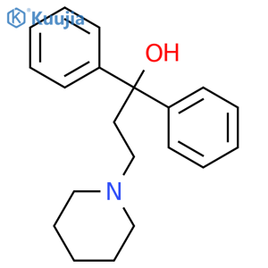 1,1-Diphenyl-3-(piperidin-1-yl)propan-1-ol structure