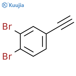 1,2-dibromo-4-ethynylbenzene structure