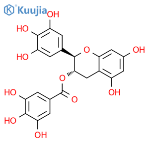 (+)-Gallocatechin gallate structure