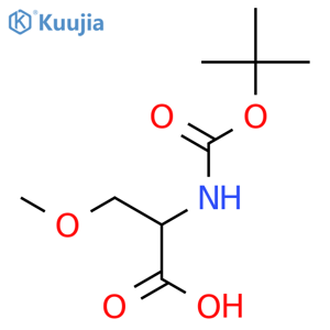 Boc-Ser(Me)-OH structure