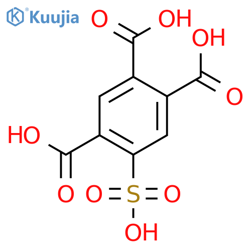 5-Sulfo-1,2,4-benzenetricarboxylic acid structure