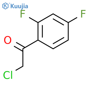 2-chloro-1-(2,4-difluorophenyl)ethan-1-one structure