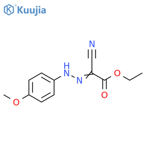 Acetic acid, cyano[(4-methoxyphenyl)hydrazono]-, ethyl ester structure