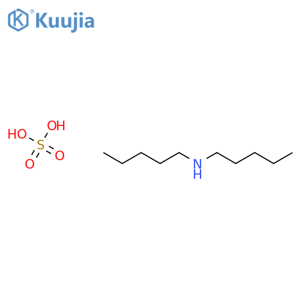 1-Pentanamine, N-pentyl-, sulfate structure