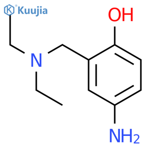 4-Amino-2-(diethylamino)methylphenol structure