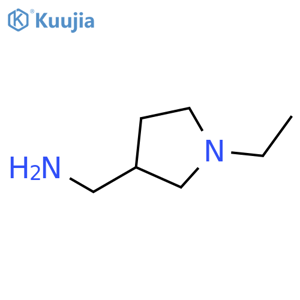 (1-Ethylpyrrolidin-3-yl)methylamine structure