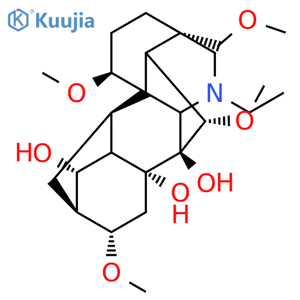 Aconitane-7,8,14-triol,20-ethyl-1,6,16-trimethoxy-4-(methoxymethyl)-, (1a,6b,14a,16b)- structure