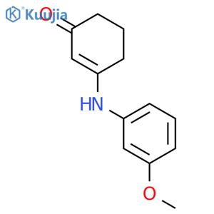 2-CYCLOHEXEN-1-ONE, 3-[(3-METHOXYPHENYL)AMINO]- structure