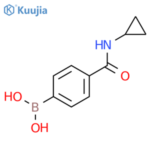 4-(Cyclopropylaminocarbonyl)phenylboronic acid structure