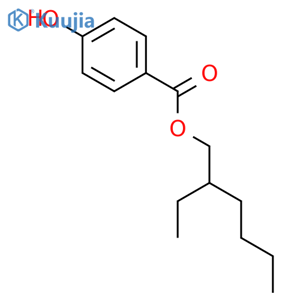 2-Ethylhexyl 4-hydroxybenzoate structure