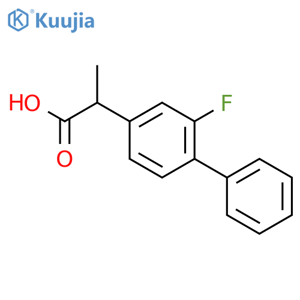 ()-2-fluoro-&#x3B1;-methyl[1,1'-biphenyl]-4-acetic acid structure