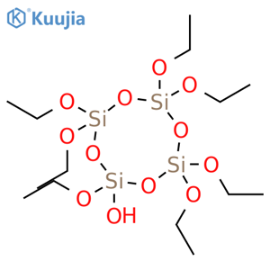 Cyclotetrasiloxanol, heptaethoxy- structure