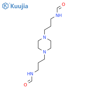 Formamide， N，N'-(1，4-piperazinediyldi-3，1-propanediyl)bis- structure