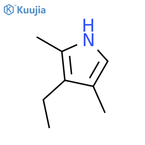 2,4-Dimethyl-3-ethylpyrrole structure