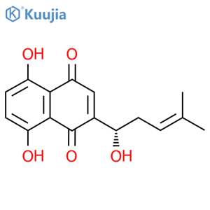 (-)-Alkannin structure