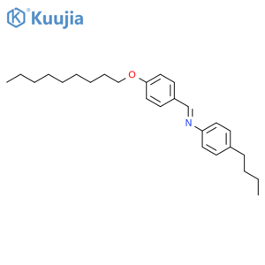 Benzenamine,4-butyl-N-[[4-(nonyloxy)phenyl]methylene]-, [N(E)]- structure