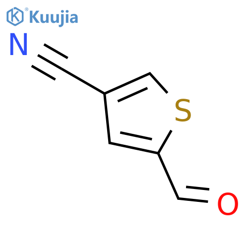 5-Formylthiophene-3-carbonitrile structure