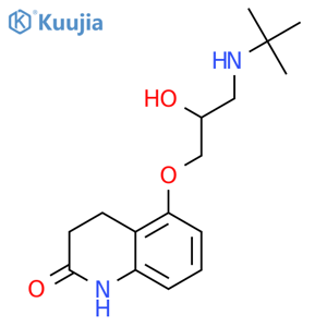 5-(3-(tert-Butylamino)-2-hydroxypropoxy)-3,4-dihydroquinolin-2(1H)-one structure