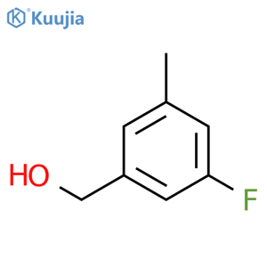 (3-Fluoro-5-methylphenyl)methanol structure