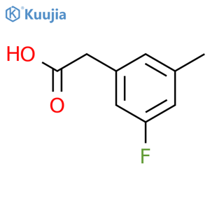 2-(3-Fluoro-5-methylphenyl)acetic acid structure